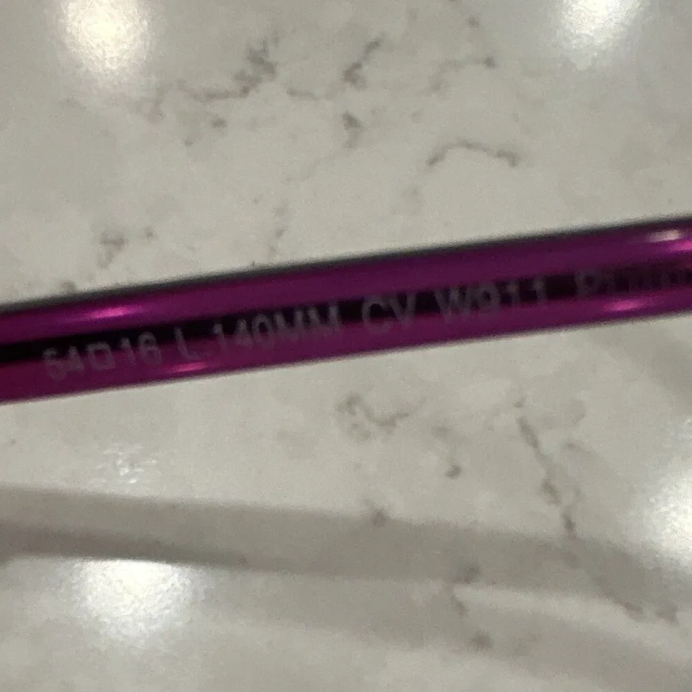 ClearVision SAD-16 Women’s Purple Cat Eye Full Rim Plastic Frame 54-16-140